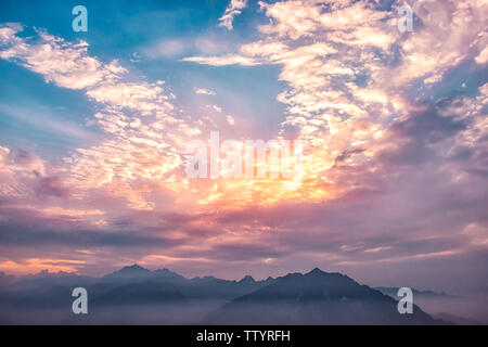 Fotografato in Xiangyu Forest Park, Qinling Foto Stock