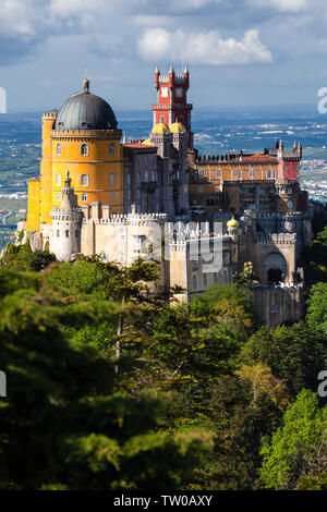 Sintra National Palace in Portogallo Foto Stock
