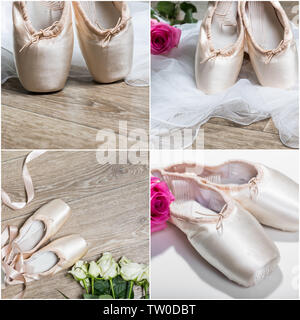 Pointe shoes Foto Stock