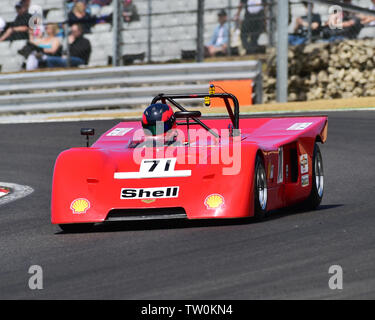 Jonathan Mitchell, Chevron B19, Maestri FIA Historic vetture Sport campionato, Masters storica festa, Brands Hatch, maggio 2019. Brands Hatch, classi Foto Stock