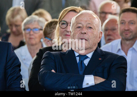 Alain Mérieux è il fondatore e presidente dell' Institut Mérieux. Donatore di locali Foto Stock