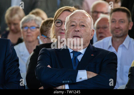 Alain Mérieux è il fondatore e presidente dell' Institut Mérieux. Donatore di locali Foto Stock