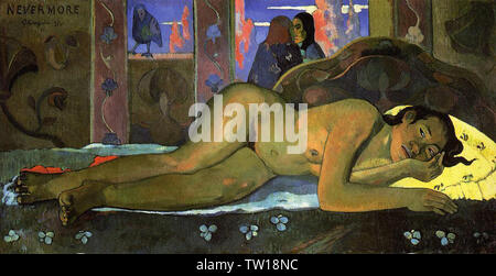 Paul Gauguin - Nevermore 1897 Foto Stock