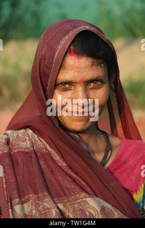 Ritratto di una donna rurale Foto Stock