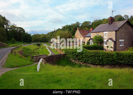 Hutton-le-Hole Village sul bordo del North York Moors, England, Regno Unito Foto Stock