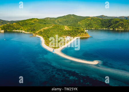 Incredibile Bon Bon sulla spiaggia di Romblon isola, Filippine Foto Stock