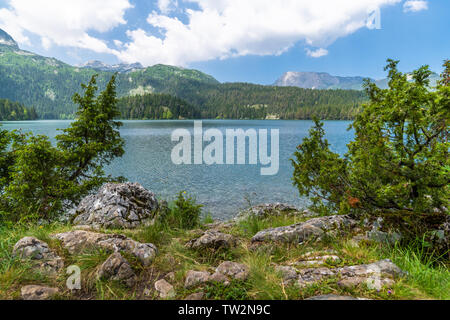 Montenegro, Parco Nazionale del Durmitor, Lago Nero Foto Stock