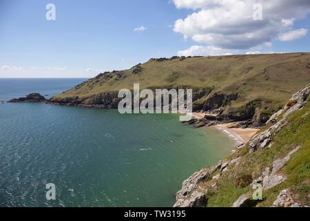 Costa intorno a Starehole Bay, Devon, Inghilterra. Foto Stock