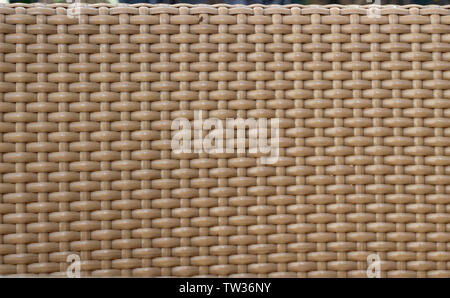 Rattan plastica sfondo texture Foto Stock