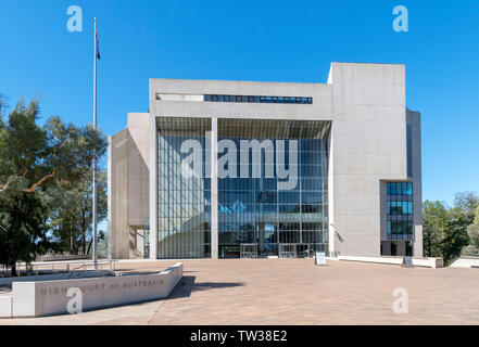 L Alta Corte di Australia, triangolo parlamentare, Canberra, Australian Capital Territory, Australia Foto Stock