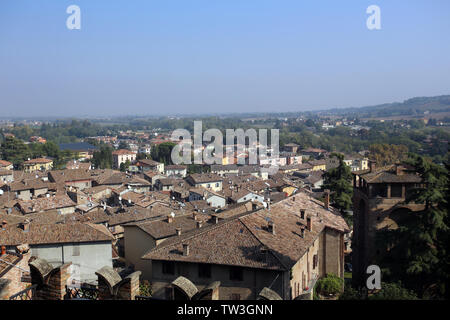 Castell'Arquato, Italia - 14 Ottobre 2018: vista di castell'arquato, una bella città in Italia Foto Stock