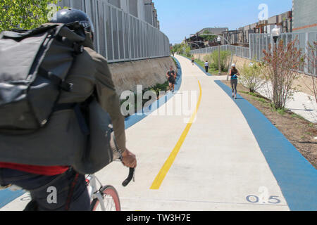 Bloomingdale Trail, Chicago, Illinois Foto Stock