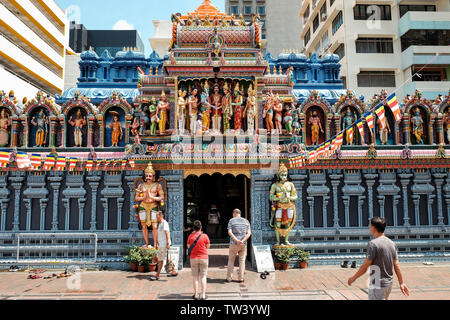 Sri Krishnan Tempio Waterloo street Singapore Foto Stock