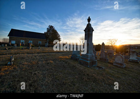 Stati Uniti - 02-06-2017: Il Ebenezer chiese Battiste sono due chiese battiste in Loudoun County Virginia, situato nei pressi del villaggio di Bloomfield. Foto Stock