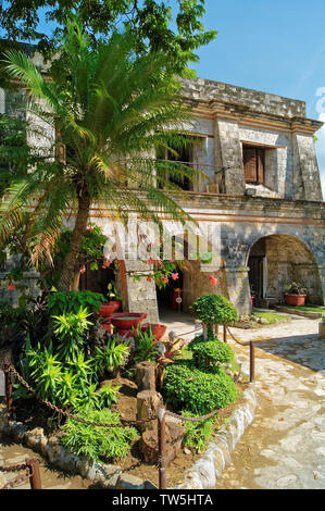 Sud-est asiatico, Filippine, Metro Cebu, Cebu City, all'interno di Fort San Pedro. Foto Stock