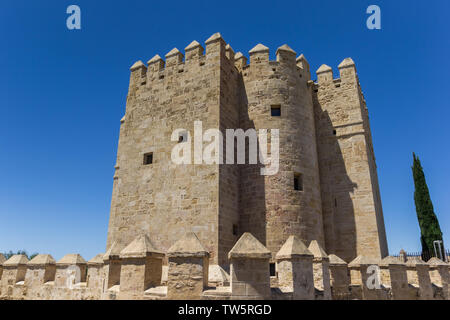 Città storica Porta Torre de Calahorra a Cordoba, Spagna Foto Stock