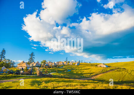 Lijiang tenda Gladan Hotel, Yunnan Foto Stock