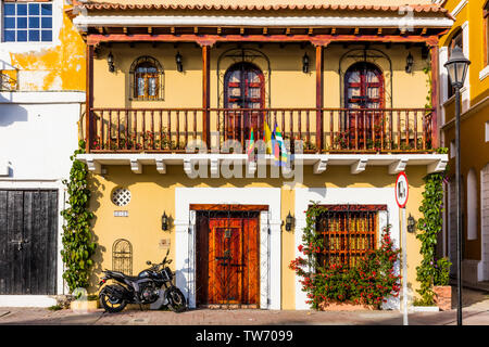 Getsemani aera di Cartagena de Indias los Bolivar in Colombia Sud America Foto Stock