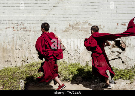 Lo scenario di Lang Mu tempio Foto Stock