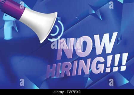 Ora affitto. Poster pubblicitario o Banner Design. Realistici modelli di microfono Illustrazione Vettoriale