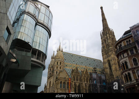 Cattedrale di Stephansdom a Vienna, Austria Foto Stock