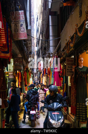 Centrale di Kathmandu Scene di strada, Nepal Foto Stock