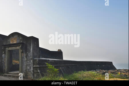 Castella de Aguada noto anche come Bandra Fort, Bandstand, Mumbai, Maharashtra. Foto Stock