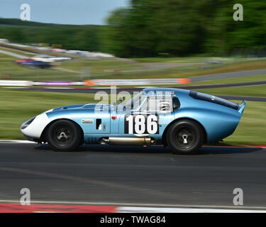 David fucine, Chris Clarkson, AC Cobra Daytona Coupe, gentleman driver, Pre-66 le vetture GT, Maestri storica festa, Brands Hatch, maggio 2019. Marchi H Foto Stock