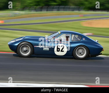 Dottor Allan Ross-Jones, Richard Dodkins, Triumph TR4 SLR, gentleman driver, Pre-66 le vetture GT, Maestri storica festa, Brands Hatch, maggio 2019. Marchi ha Foto Stock