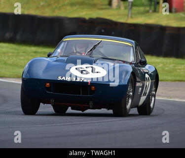 Dottor Allan Ross-Jones, Richard Dodkins, Triumph TR4 SLR, gentleman driver, Pre-66 le vetture GT, Maestri storica festa, Brands Hatch, maggio 2019. Marchi ha Foto Stock