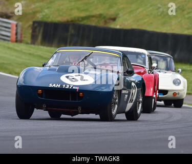 Dottor Allan Ross-Jones, Richard Dodkins, Triumph TR4 SLR, gentleman driver, Pre-66 le vetture GT, Maestri storica festa, Brands Hatch, maggio 2019. Marchi ha Foto Stock