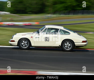 Mark Bates, James Bates, Porsche 911, gentleman driver, Pre-66 le vetture GT, Maestri storica festa, Brands Hatch, maggio 2019. Brands Hatch, auto classiche Foto Stock