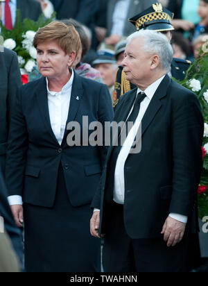 Beata Szydlo - uomo politico polacco, ex primo ministro, membro del Parlamento europeo Foto Stock