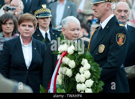 Beata Szydlo - uomo politico polacco, ex primo ministro, membro del Parlamento europeo Foto Stock