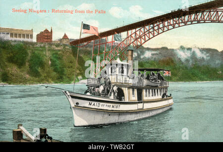 Steamboat Maid of the Mist - Niagara Falls Barca turistica Foto Stock