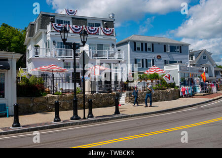 Stati Uniti Massachusetts MA Plymouth Plimouth harbour soleggiata giornata estiva pellegrini sbarcati qui Foto Stock