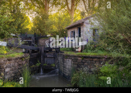 Il Benvenuto a Yorkshire giardino al Chelsea Flower Show a Londra, Regno Unito. Foto Stock