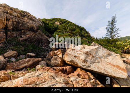 Monkey Island amante Cliff, South Bay, Hainan in Cina Foto Stock