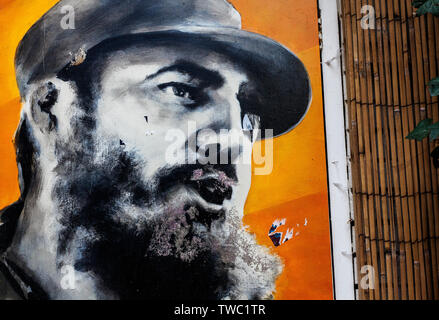 Cuba, fidel castro e i padri di Cuba Foto Stock