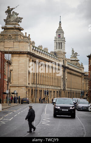 Kingston upon Hull, landmark Guildhall edificio sede di Hull City Council Foto Stock