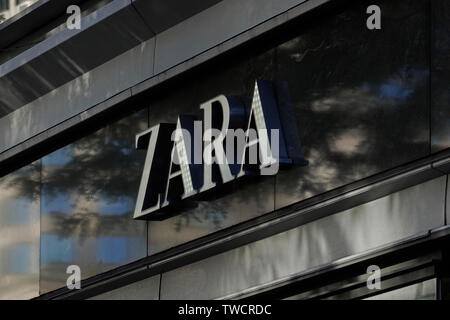 Zara negozio Manhattan NYC Foto Stock