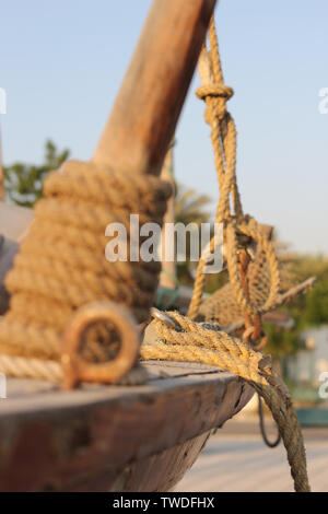 Dhow arabo barca serie 3 Foto Stock