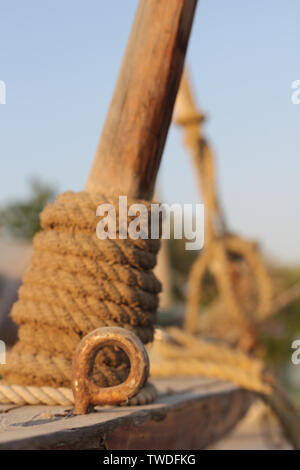 Dhow arabo barca serie 3 Foto Stock