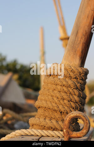 Dhow arabo barca serie 3 Foto Stock