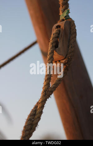 Dhow arabo barca serie 3 Foto Stock