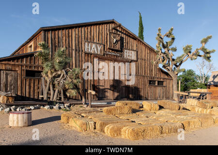 Pioneertown nel sud della California, Stati Uniti d'America Foto Stock