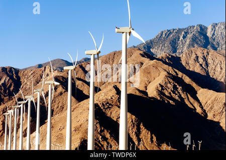 Le turbine eoliche, Palm Springs Foto Stock