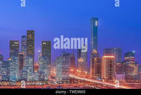 Beijing International Trade CBD Foto Stock