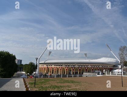 20/06/2019. Minsk. La Bielorussia. Viste di Minsk durante il 2019 European games. La dinamo stadium. Minsk. La Bielorussia. 20/06/2019. Foto Stock