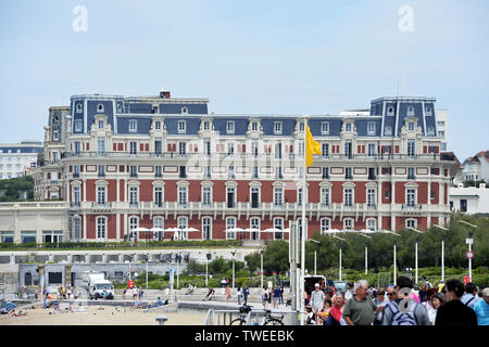 Palace Hotel du Palais - Biarritz - Francia Foto Stock